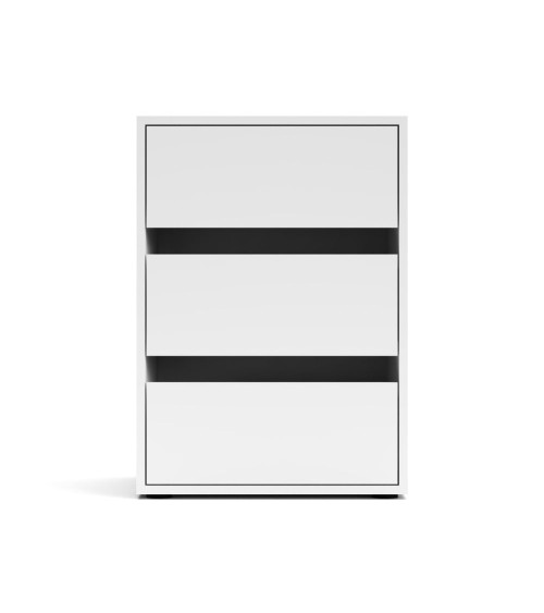 Cassettiera Smart ST2 con 3 cassetti in colore bianco