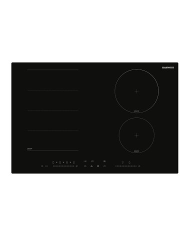 Piano cottura Daewoo H7IS50L1IT induzione 78 cm 6 zone nero
