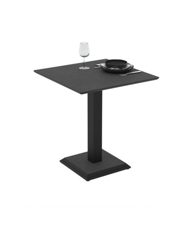 Tavolo quadrato Carvel in colore ossido 68x68x75 H cm.