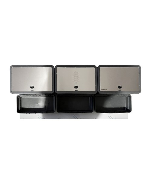 Pattumiera Doimo 3 secchi con filtro antiodore 110.5x48x24.5 cm.