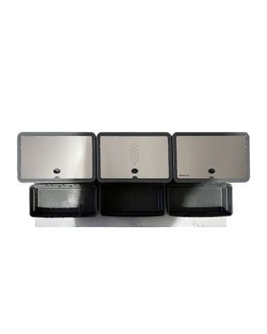 Pattumiera Doimo 3 secchi con filtro antiodore 110.5x48x24.5 cm.
