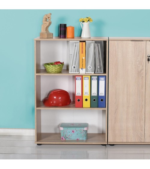 Libreria bassa con tre ripiani rkt330
