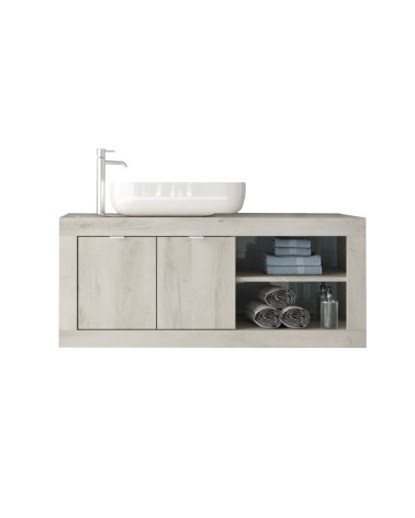 Mobile bagno sospeso Basic110 colore pino bianco