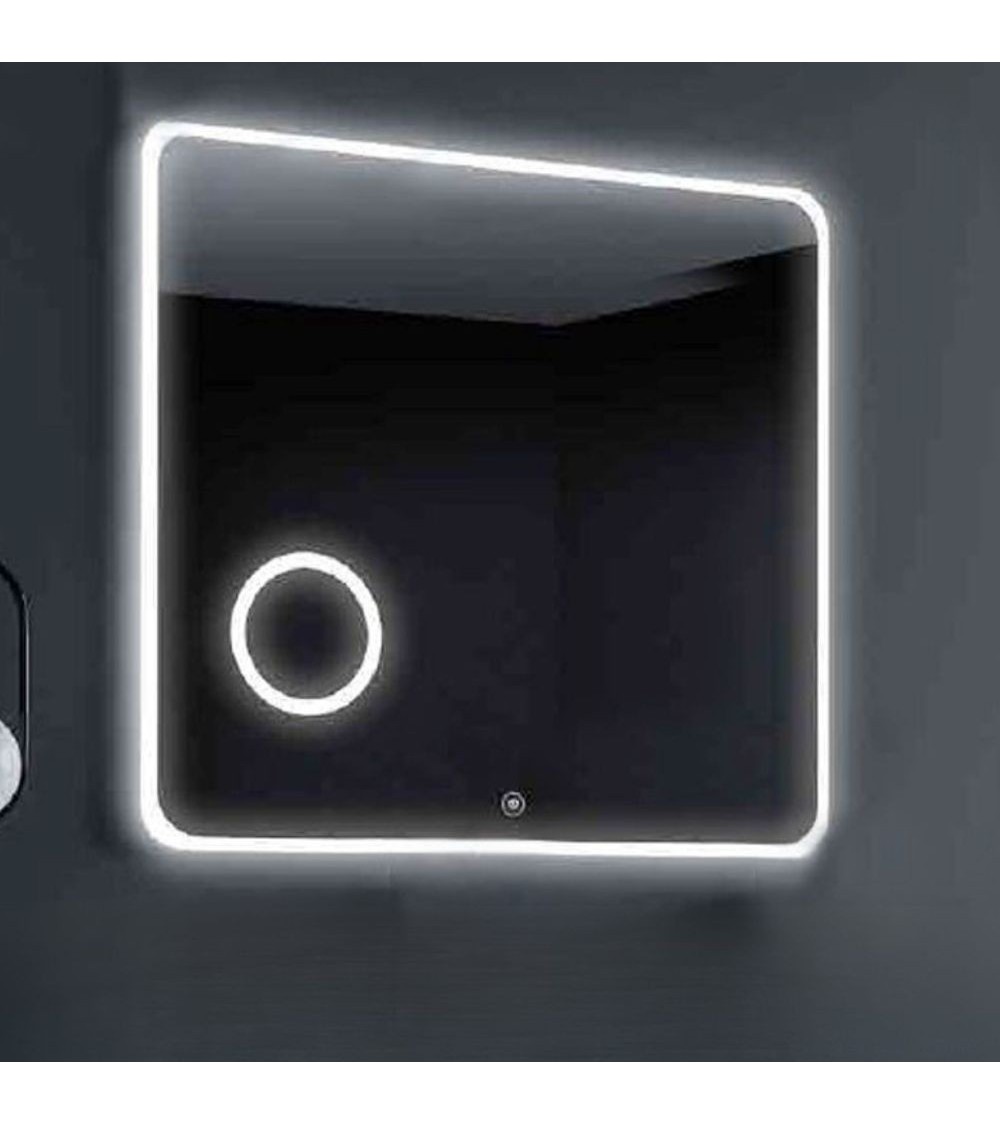 Specchio Hanoi 80x80 con LED doppio sensore e anti appannamento