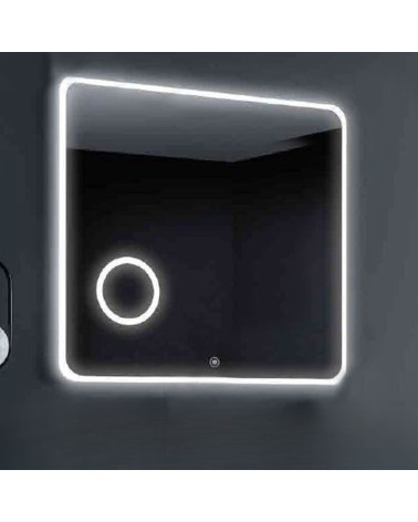 Specchio Hanoi 80x80 con LED doppio sensore e anti appannamento