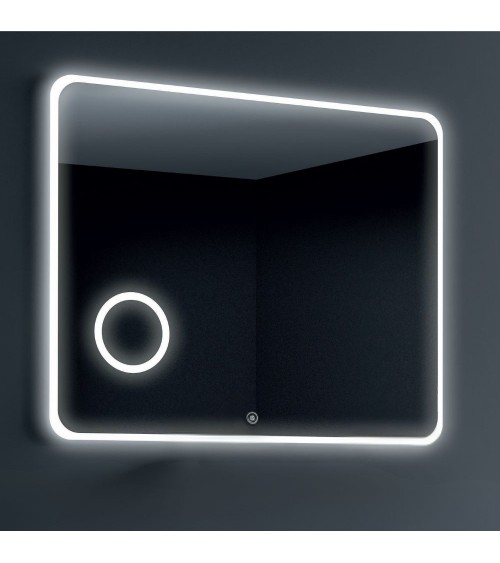 Specchio Hanoi 100x80 con LED doppio sensore e anti appannamento