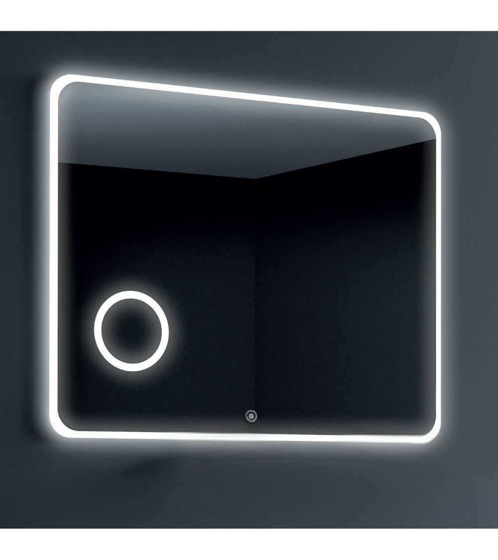 Specchio Hanoi 100x80 con LED doppio sensore e anti appannamento
