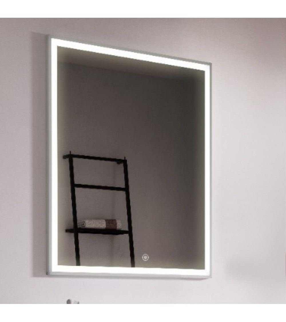 Specchio Baku 100x80 con LED doppio sensore e anti appannamento