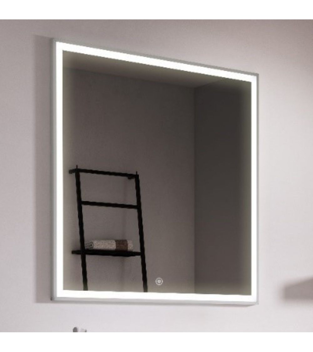 Specchio Baku 120x80 con LED doppio sensore e anti appannamento