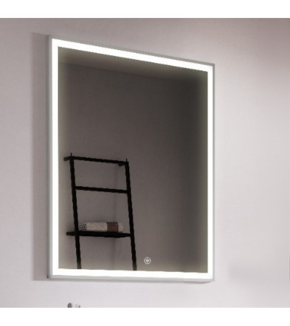 Specchio Baku 60x80 con LED doppio sensore e anti appannamento