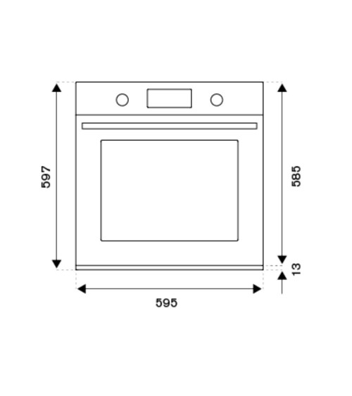 Forno Bertazzoni F6011MODVPTZ elettrico combinato a vapore da incasso colore zinco classe A++