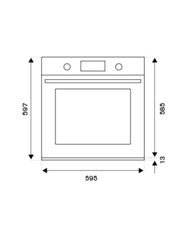 Forno Bertazzoni F6011MODVPTZ elettrico combinato a vapore da incasso colore zinco classe A++
