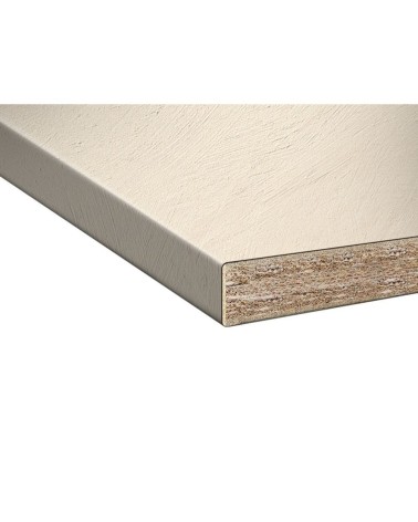 Top bordato per cucina beige cemento 220 cm.