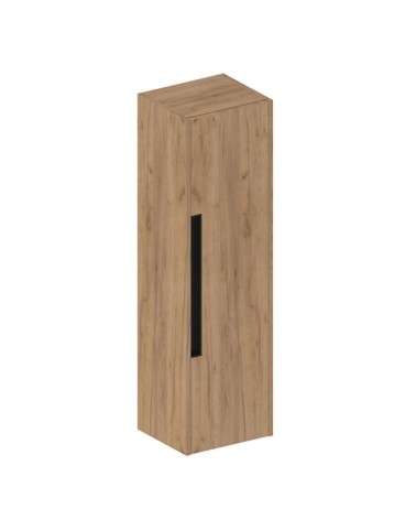 Colonna bagno sospesa Modular 1 anta 120x30x35 cm colore rovere miele