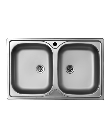 Lavello 79x50 Classic 170 incasso doppia vasca