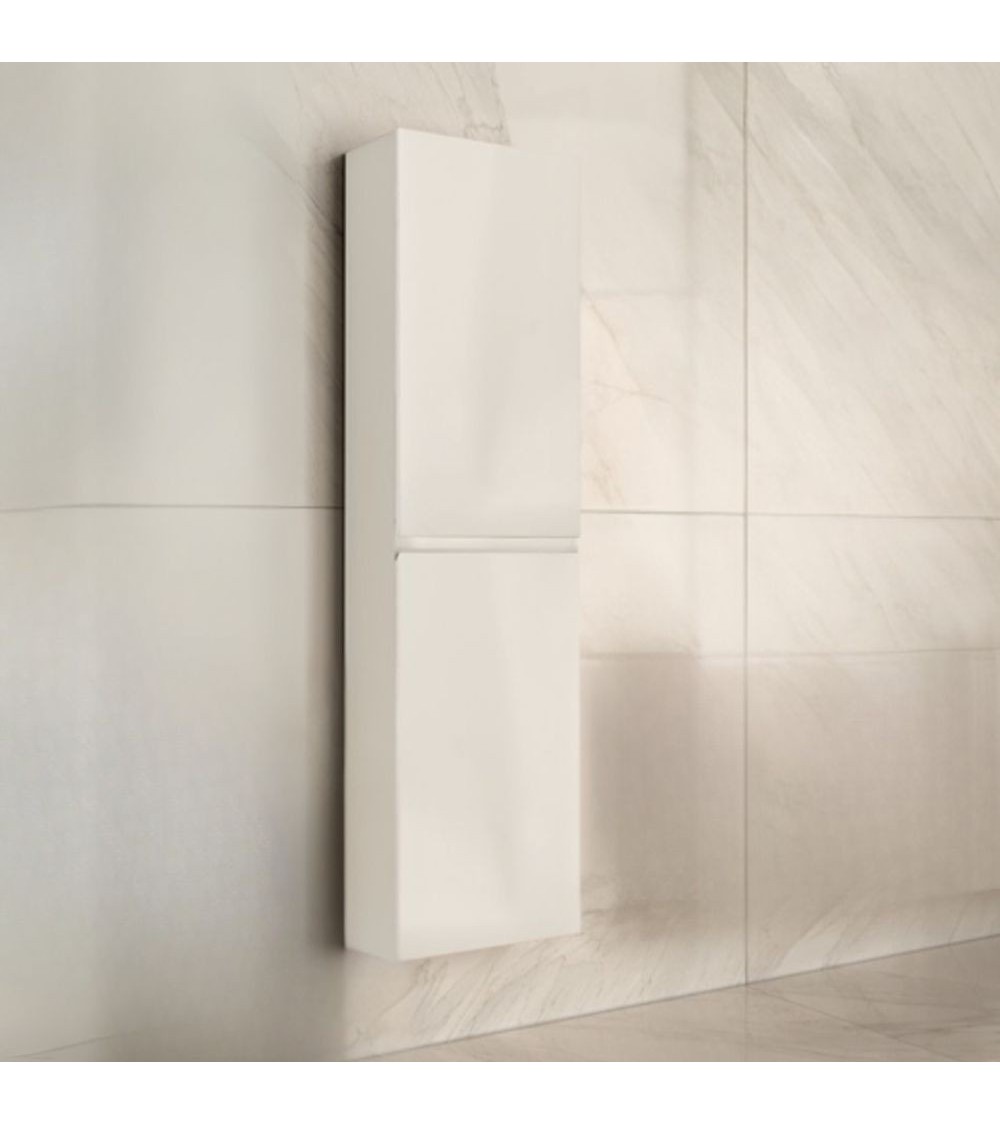 Colonna bagno sospesa Londres con due ante colore bianco lucido