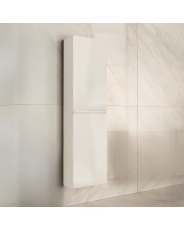 Colonna bagno sospesa Londres con due ante colore bianco lucido