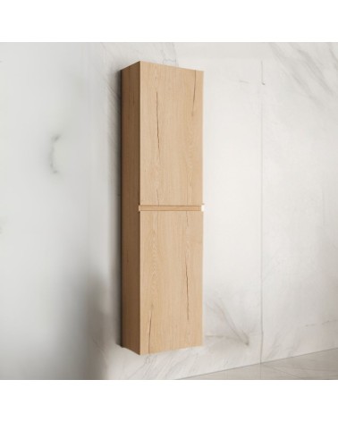 Colonna bagno sospesa Londres con due ante colore rovere