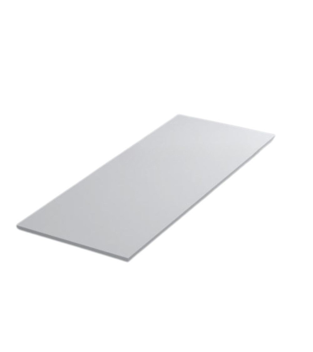 Top appoggio per mobile bagno colore bianco 80x46x1.9 cm.