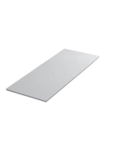 Top appoggio per mobile bagno colore bianco 80x46x1.9 cm.