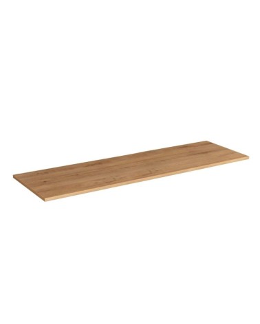 Top appoggio per mobile bagno colore rovere 100x46x1.9 cm.
