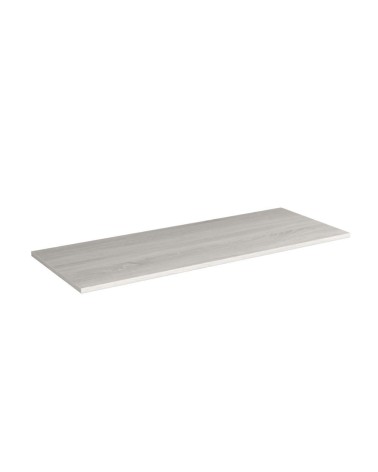 Top appoggio per mobile bagno colore rovere grigio ghiaccio 80x45x1.9 cm.