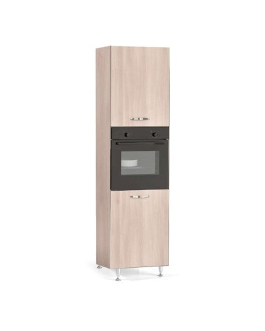 Colonna forno 2 ante 60 cm. verso destro colore olmo