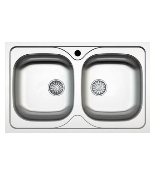 Lavello 86x50 2 vasche SA322