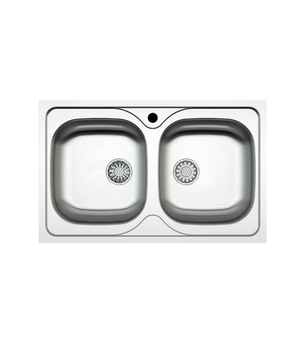 Lavello 86x50 2 vasche SA322