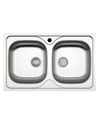 Lavello 86x50 2 vasche SA322