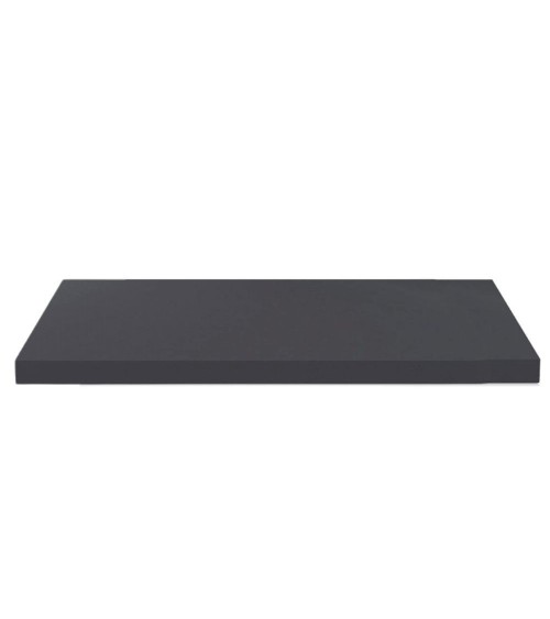 Top non forato 240x60x3.8 con bordo poliuretano in antracite satinato