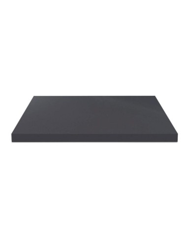 Top per bagno 100x47x3.8 con bordo poliuretano in antracite satinato