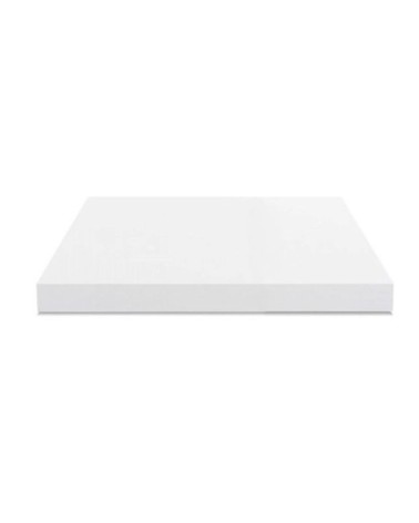 Top non forato 60x60x4 con bordo poliuretano in bianco