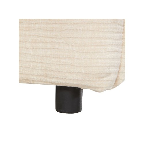 Divano letto Ghide con contenitore colore panna 217x86x95 cm.