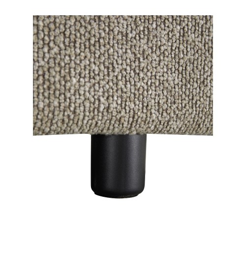 Divano letto Loki con contenitore e topper incluso colore tortora
