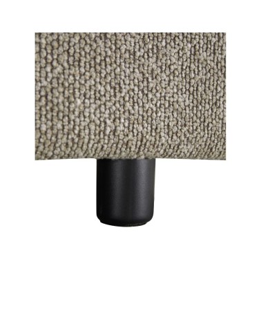 Divano letto Loki con contenitore e topper incluso colore tortora