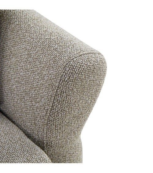 Divano letto Loki con contenitore e topper incluso colore tortora