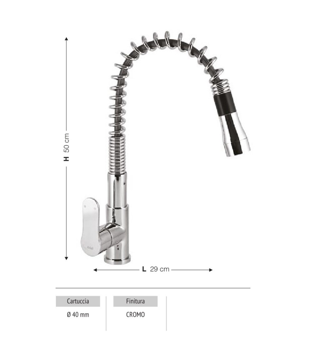 Miscelatore Hena pull down