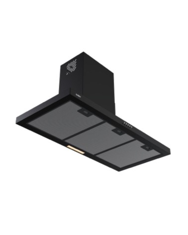 Samet cappa da parete Embla 90 colore nero