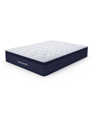 Materasso matrimoniale Atria in memory foam, con tessuto a maglia e molle insacchettate 160x190x33 cm.