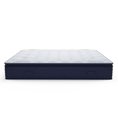 Materasso matrimoniale Atria in memory foam, con tessuto a maglia e molle insacchettate 160x190x33 cm.
