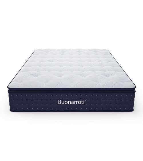 Materasso matrimoniale Atria in memory foam, con tessuto a maglia e molle insacchettate 160x190x33 cm.