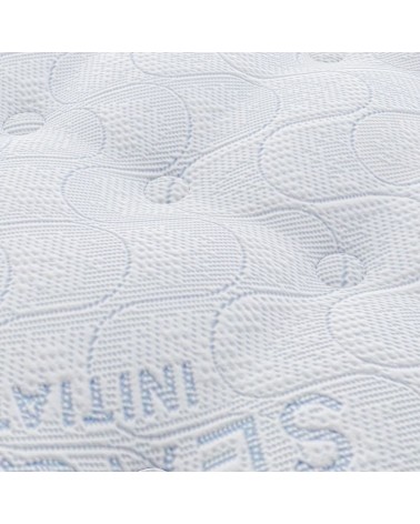 Materasso matrimoniale Atria in memory foam, con tessuto a maglia e molle insacchettate 160x190x33 cm.