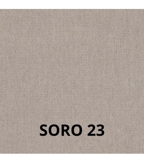 Sedia Nancy in tessuto Soro 23 tortora e struttura in tinta set 2 pezzi