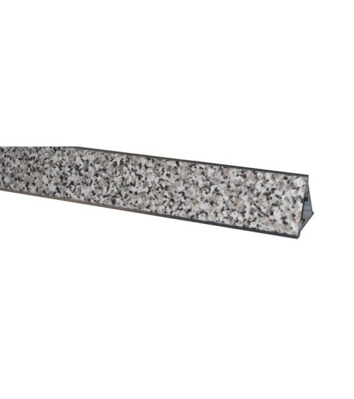 Alzatina triangolare in pvc rivestita in carta colore granito baveno