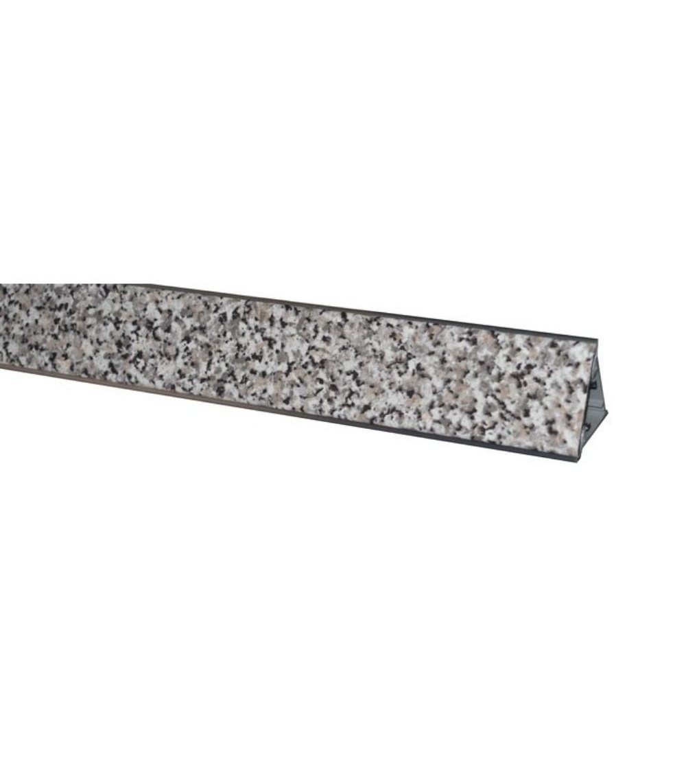 Alzatina triangolare in pvc rivestita in carta colore granito baveno
