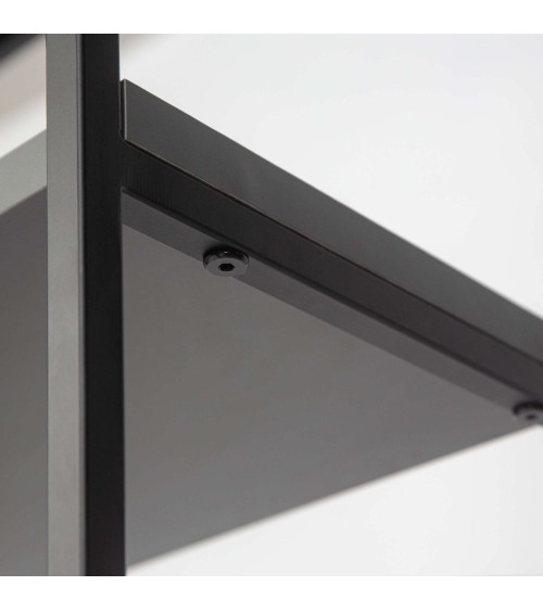 Libreria Pal colore antracite 110x29x178 cm