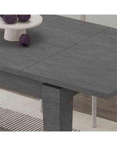 Tavolo allungabile Megaron retro grey 120x80 cm.