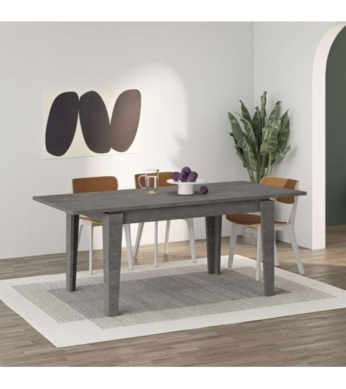 Tavolo allungabile Megaron retro grey 120x80 cm.