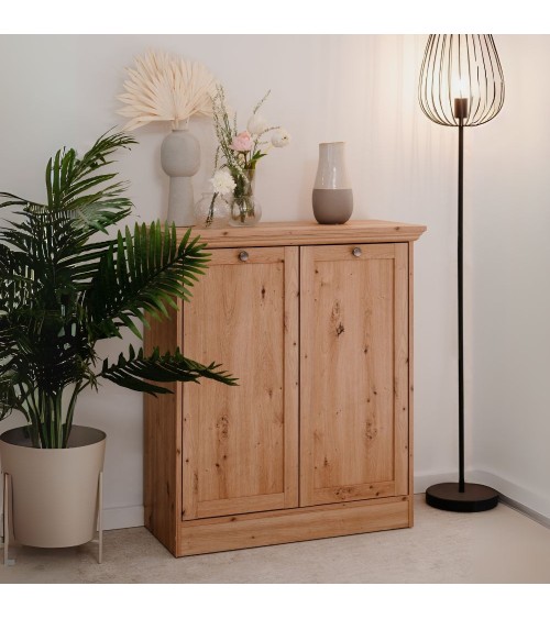 Credenza Timber 01A con 2 ante colore rovere anticato
